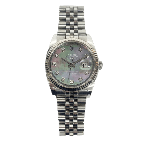 Rolex Datejust 116234 Black MOP Dial Feb 2014