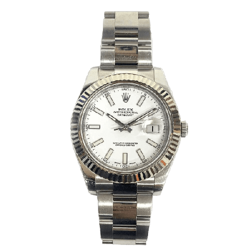 Rolex Datejust II 116334 White Dial Oct 2015